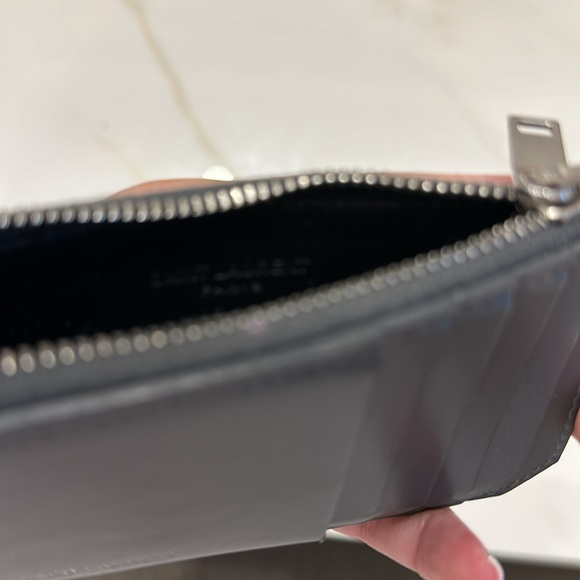 Gray SAINT LAURENT card case - Picture 3 of 3